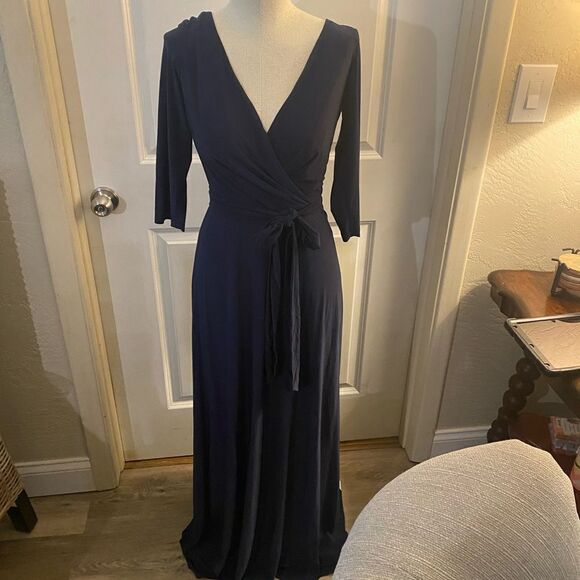 Dessy Collection Vivian Diamond Midnight Gown/ Maxi Sz XS - Picture 2 of 11